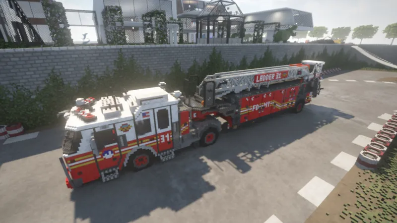 Пожарные машины FDNY и LAFD