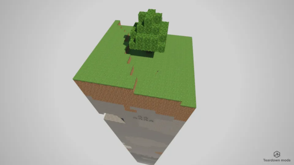Карта Один Чанк Minecraft