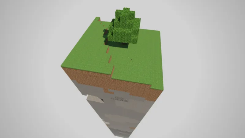 Карта Один Чанк Minecraft