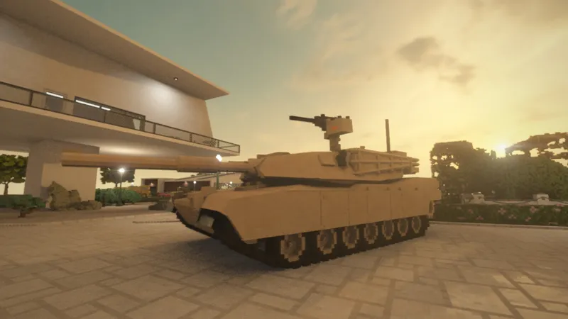 Танк M1A1 Abrams by wu_dl
