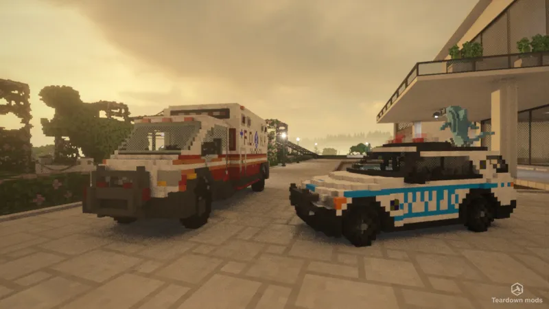 Автомобили полиции и пожарных NYPD и FDNY